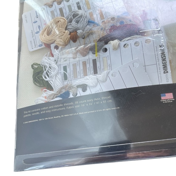 Dimensions The Gold Collection Japanese Maiden #35109 cross stitch Robert Sauber - Picture 5 of 8
